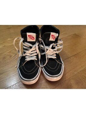 Black high top vans size 6.5/EU36.5